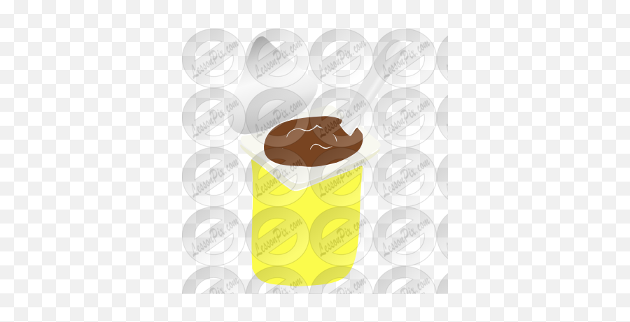 Pudding Stencil For Classroom Therapy Use - Great Pudding Frozen Dessert Png,Pudding Png