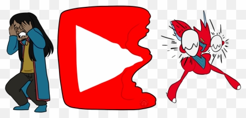Download The Youtube Icon Being Distroyed By Scizor While - Fictional Character Png,Scizor Png