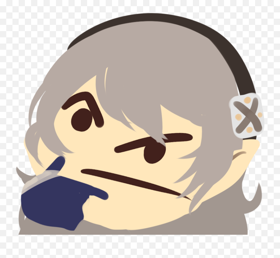 Thinking Corrin - Anime Girl Thinking Face Png,Corrin Png