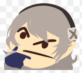 Thinking Corrin - Anime Girl Thinking Face Png,Corrin Png