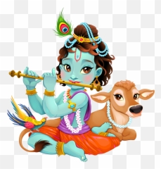 Animated Krishna Wallpapers - Top Free Animated Krishna Krishna Cartoon Images Png,Png Animation