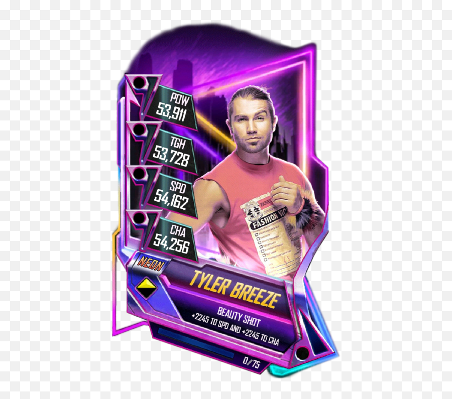 Tyler Breeze - Wwe Supercard Png,Tyler Breeze Png