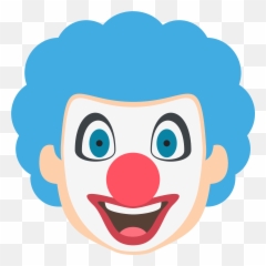 Clown Face Emoji Clipart - Christmas png