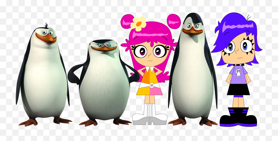 Hi Puffy Amiyumi The Penguins - Penguins Of Madagascar Png,Hi Hi Puffy Amiyumi Logo