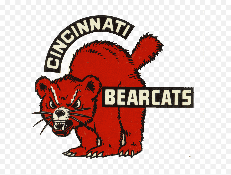 University Of Cincinnati Bearcats - Uc Bearcats Vintage Logo Png,College Of Charleston Logos