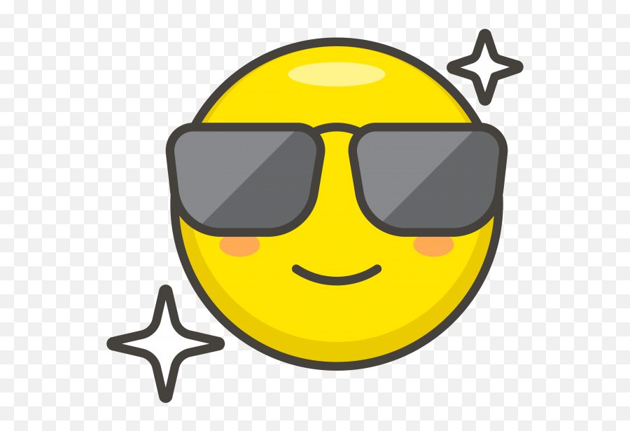 Smiling Face With Sunglasses Emoji - Sunglasses Emoji Png,Smiling Emoji Transparent