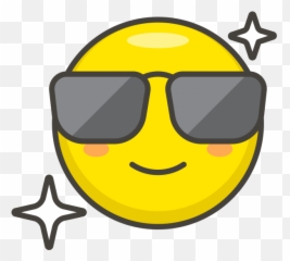 Smiling Face With Sunglasses Emoji - png