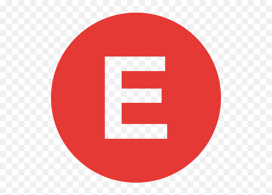 Eo Circle Red Letter - Dot Png,E File Icon