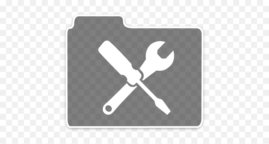 Opacity Folder Utilities Icon Free - Utilities Folder Icon Png,Tools Folder Icon