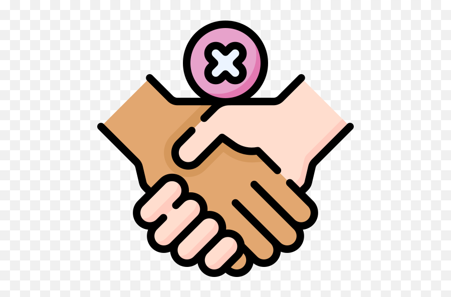 No Handshake - Free Healthcare And Medical Icons Partner Icon Png White,Free Vector Handshake Icon