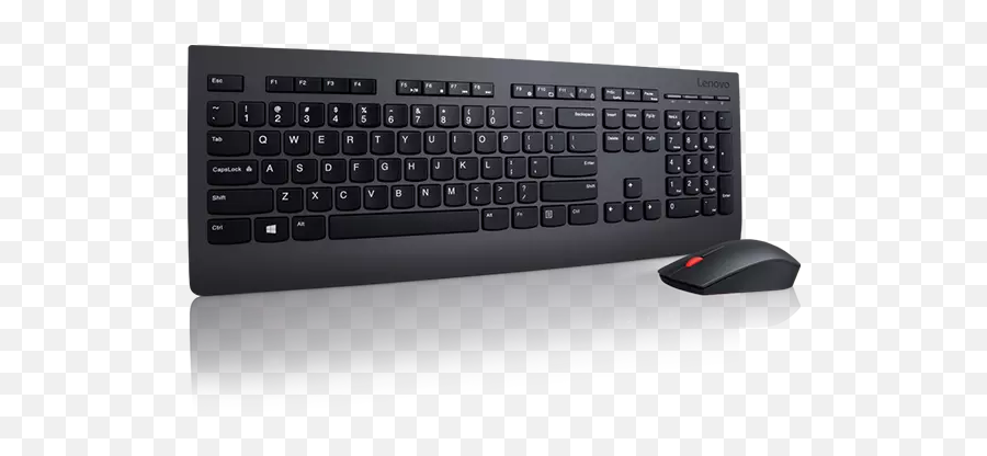 Lenovo Professional Wireless Keyboard And Mouse Combo - Lenovo Wireless Keyboard Png,Microphone Icon Missing On Android Keyboard