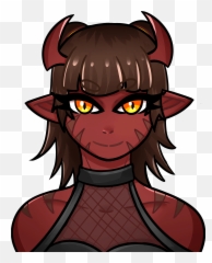 Dnd Char - Lucy Animated Icon Single Frames Tiefling Gif png