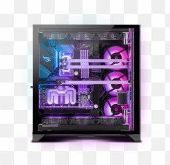 Water Cooled Pcs - Custom Built EK Fluid Gaming Purple Pc png