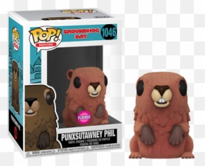 Rare Flocked Punxsutawney Phil Groundhog Day Funko Pop Vinyl New Box Ebay - png