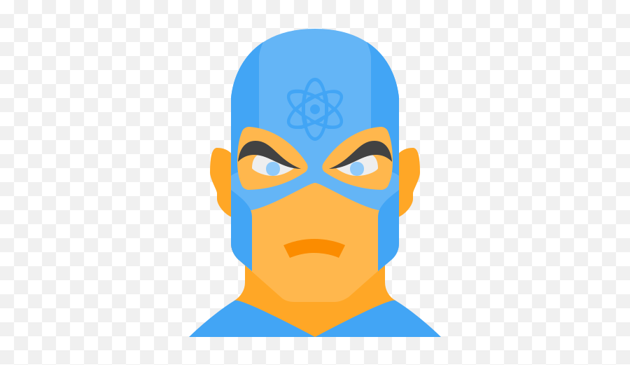 Atom Icon In Color Style - Fictional Character Png,Atom Icon
