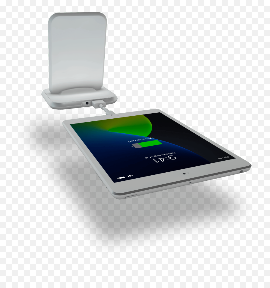 Stand Aluminium Wireless Charger - White Portable Png,Zune Charging Icon