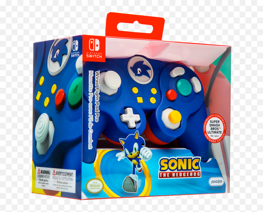 Wired Fight Pad Pro - Sonic Sonic Super Smash Bros Png,Super Smash Bros Switch Logo
