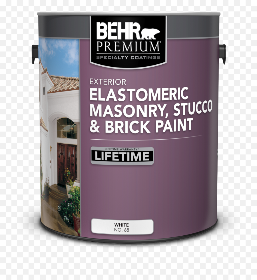 Specialty Elastomeric Masonry Stucco And Brick Paint - Behr Premium Plus Ultra Png,Paint Can Png