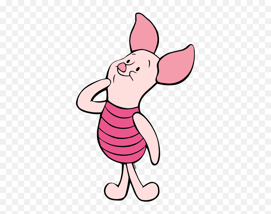 Piglet Clip Art 4 - Cartoon Png,Disney Clipart Transparent Background