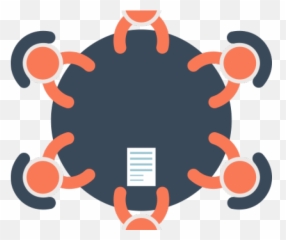 Meeting Clipart Organizational Communication - Focus Group Discussion Icon png