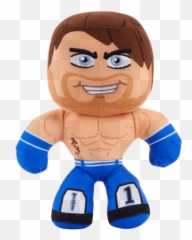 Mattel Wwe Plush Wrestler John Cena Aj Styles Rollins Balor 8 Figure - Wwe Plush Png,Peyton Royce Png