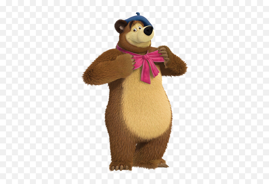 Masha And The Bear All Dressed Up Png Image - Masha And The Bear Transparent Background,Masha And The Bear Png
