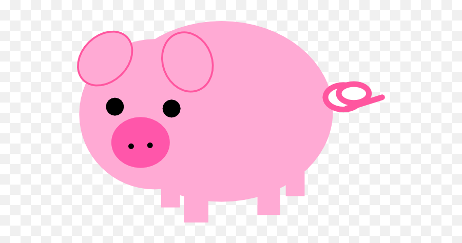 Pig Pink Clipart - Clipart Pink Pig Png,Pig Clipart Png
