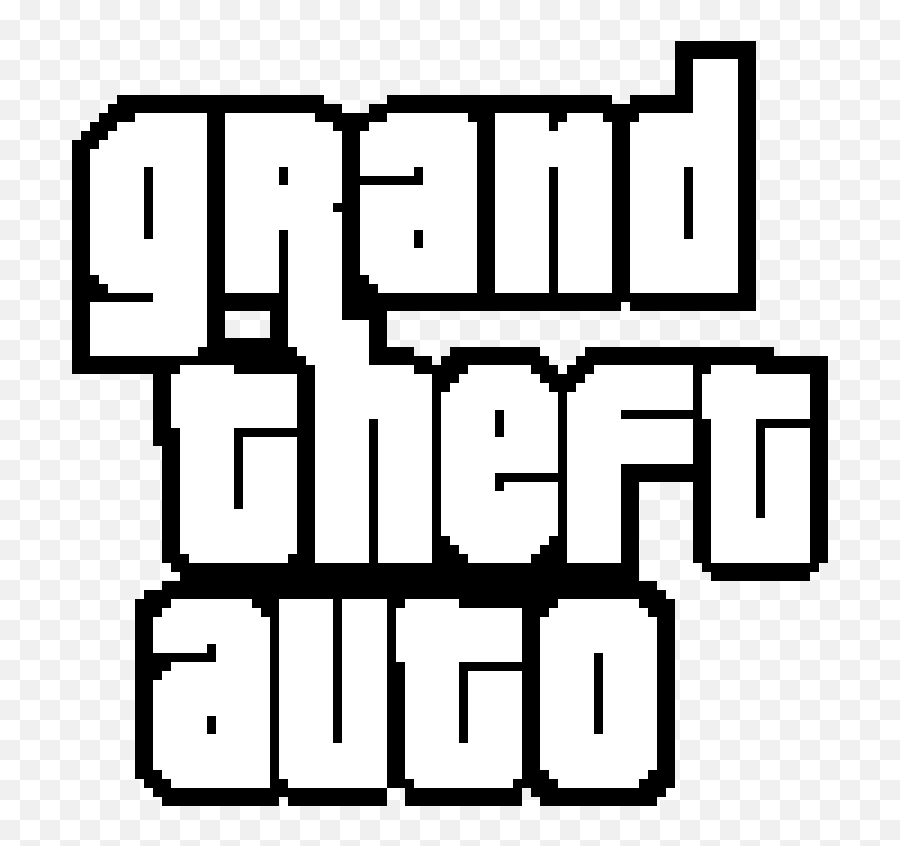 Gta Logo In Pixelart - Calligraphy Png,Gta Logo