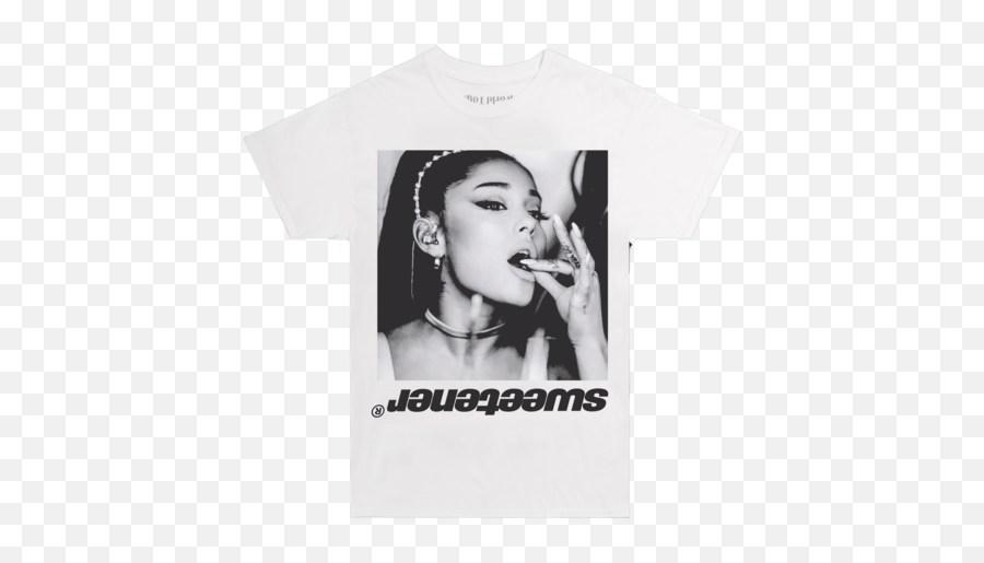Merch U2013 Ariana Grande Shop - Ariana Grande Sweetener Tour Merch Png,White T Shirt Transparent Background