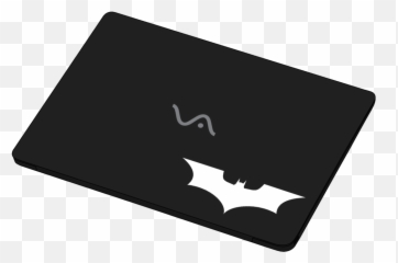 Batman Logo Sticker - Barcelona Laptop png