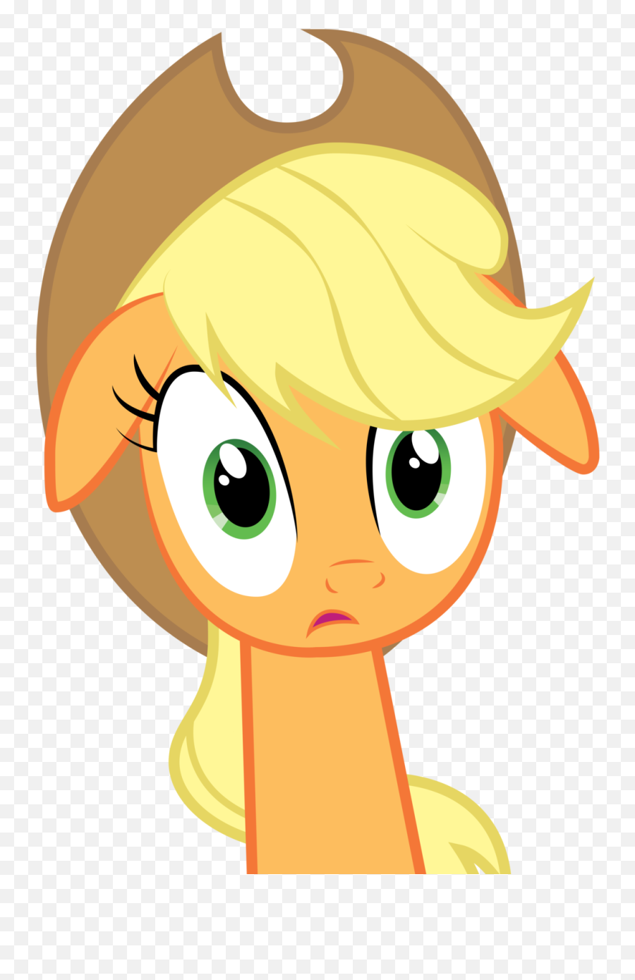 Cartoon Shocked Face Group Applejack And Rainbowdash - My Applejack Little Pony Face Png,Shocked Face Png