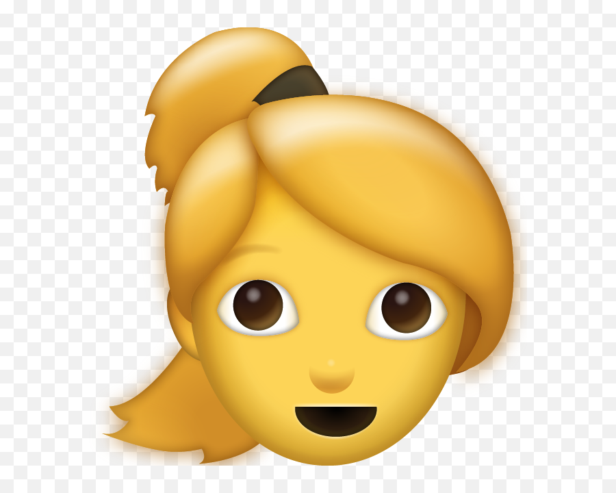 Ponytail Emoji Free Download Iphone - Ponytail Emoji Png,Ponytail Png