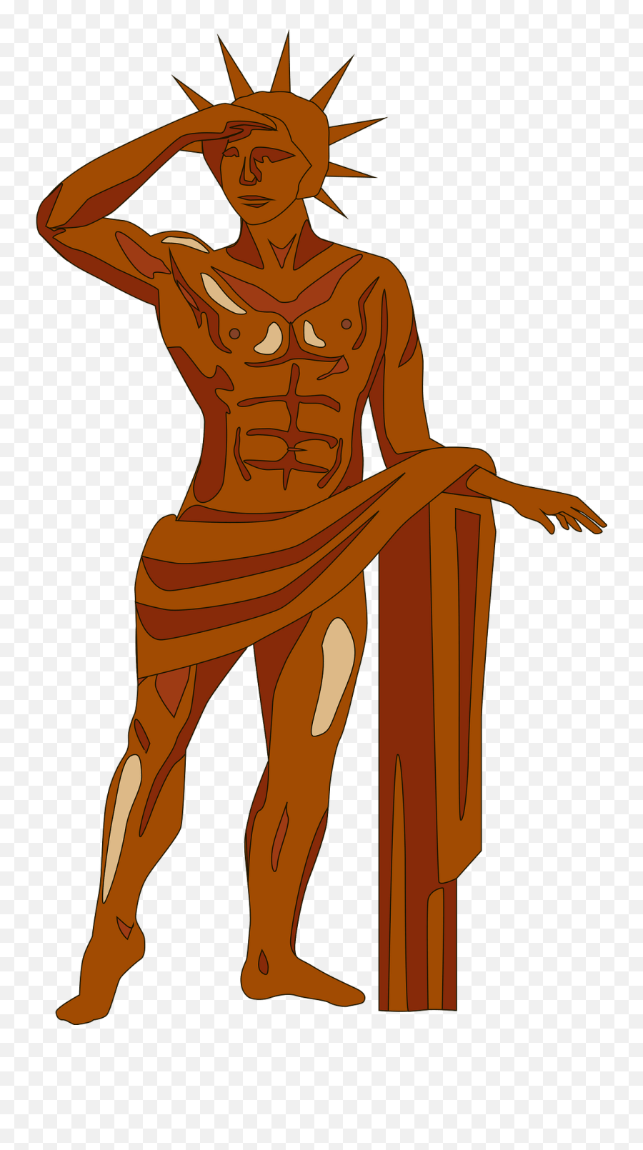 Colossus Of Rhodes Clipart - Colossus Of Rhodes Clipart Png,Colossus Png