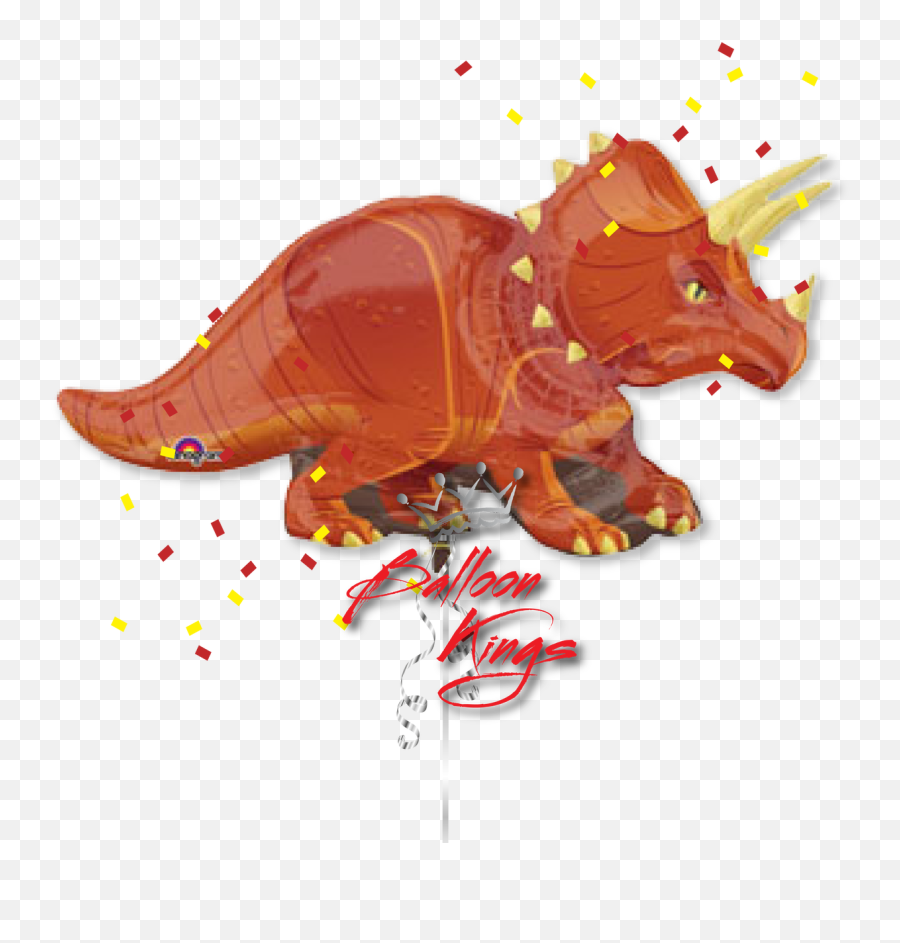 Download Dinosaur Triceratops - Dinosaur Foil Balloons Png,Triceratops Png