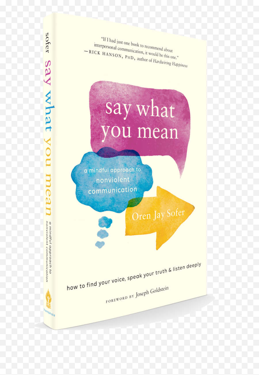 Oren Jay Sofer - Nonviolent Communication Say What You Mean Png,Communication Png