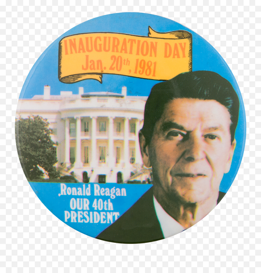 Reagan Inauguration Busy Beaver Button Museum Png Ronald