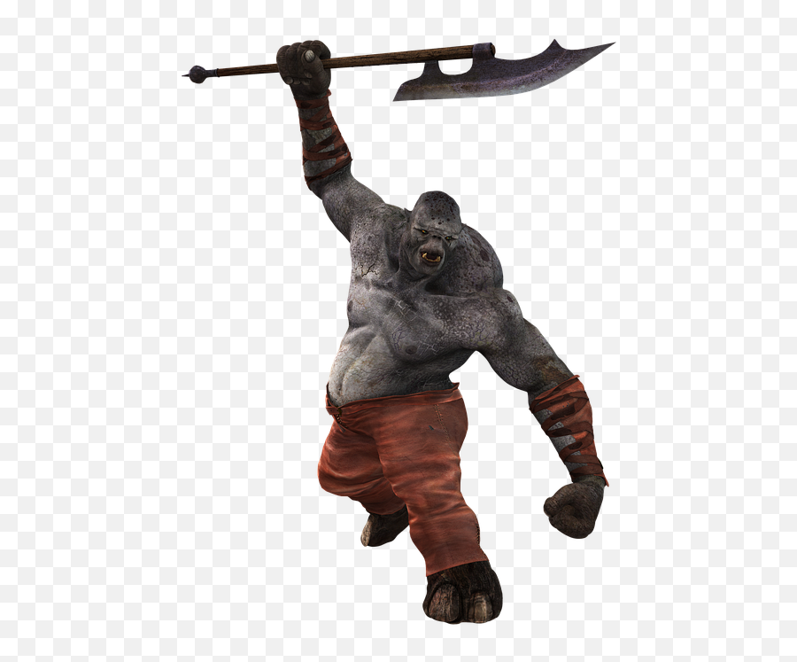 Troll Kobold Fantasy Fairy - Giant Ape With Axe Png,Kobold Png