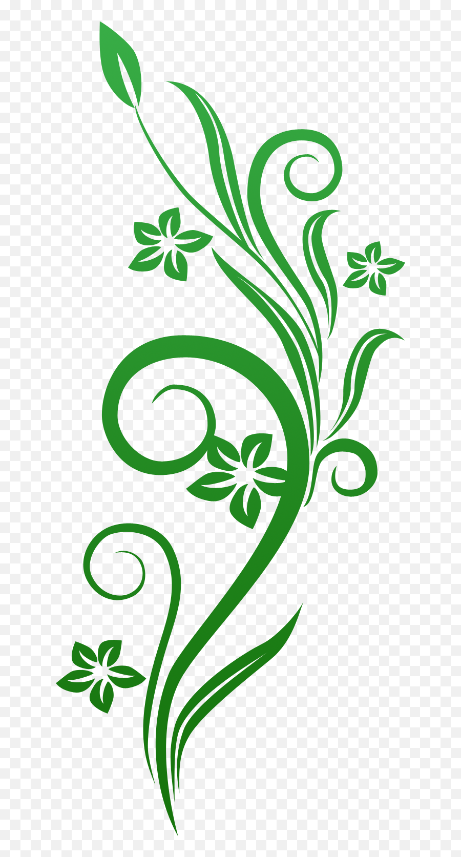 Green Floral Png Picture 1924859 - Green Floral Vector Png,Green Flower Png