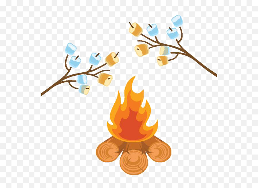 Bonfire Png Clipart - Bomfire Clipart,Marshmallows Png