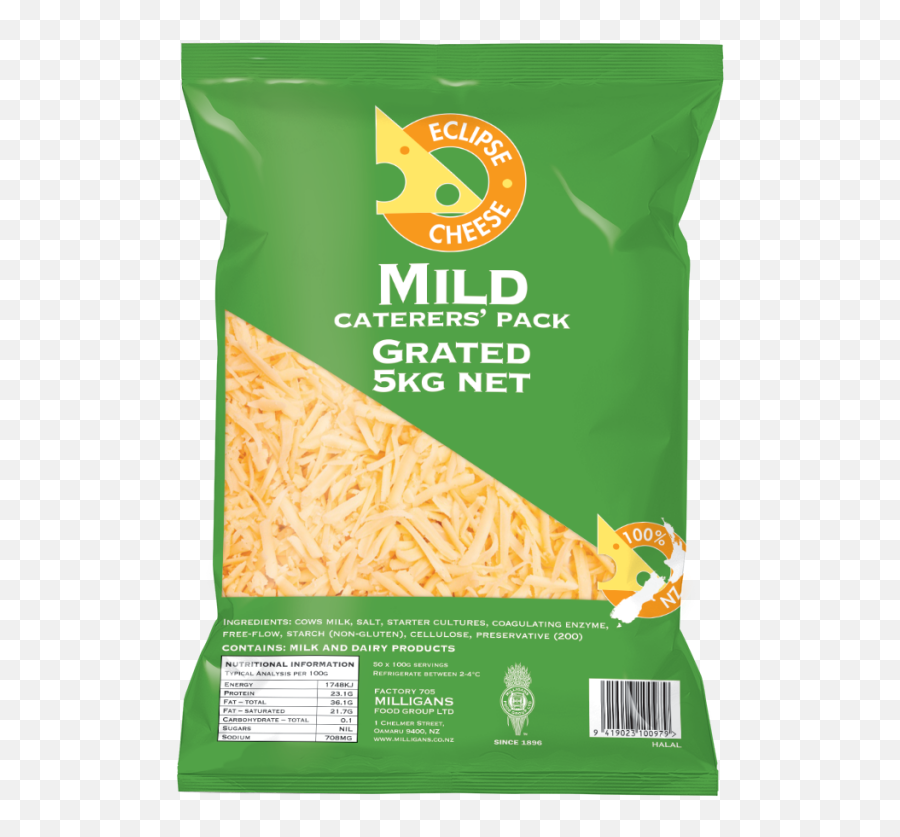 Grated - Milligans Food Group Grated Cheddar Png,Shredded Cheese Png