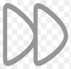 Fast Forward Media Music Next Play Icon - Outline Music png