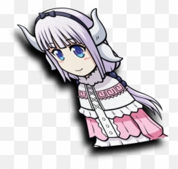 Kanna Half Peeker Sticker - Fictional Character Png,Kanna Transparent
