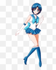 Hd Sailor Mercury Transparent Png Image - Sailor Mercury No Background,Sailor Mercury Png