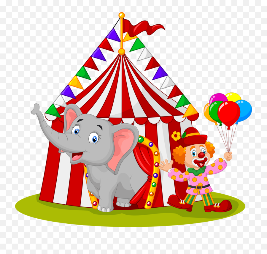 Preschool Clipart Circus - Imágenes De Un Circo Animado Png,Circus Elephant Png