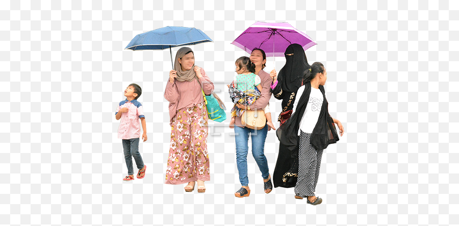 Conservative Dress - People With Umbrella Png,Entourage Png