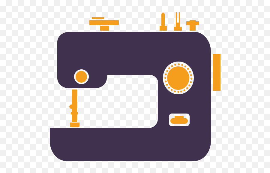 Sewing Machine Icon - Circle Transparent Cartoon Jingfm Sewing Machine Free Png Icon,Machine Icon