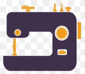 Sewing Machine Icon - Circle Transparent Cartoon Jingfm Free Png