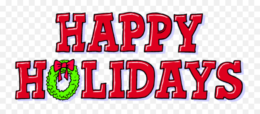 Hohoho Wordart Christmas Holidays - Happy Holidays Animated Clip Art Happy Holiday Png,Happy Holidays Icon