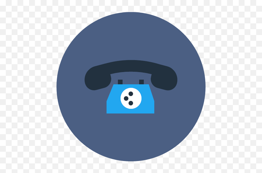 Phone Telephone Icon Png Blue