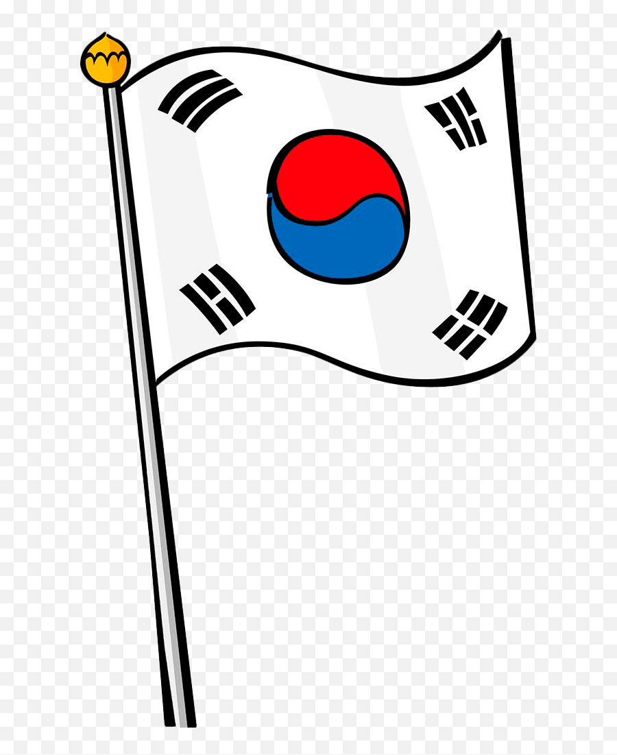 Korea Flag Icon - South Korean Flag Clipart Png,Korean Icon